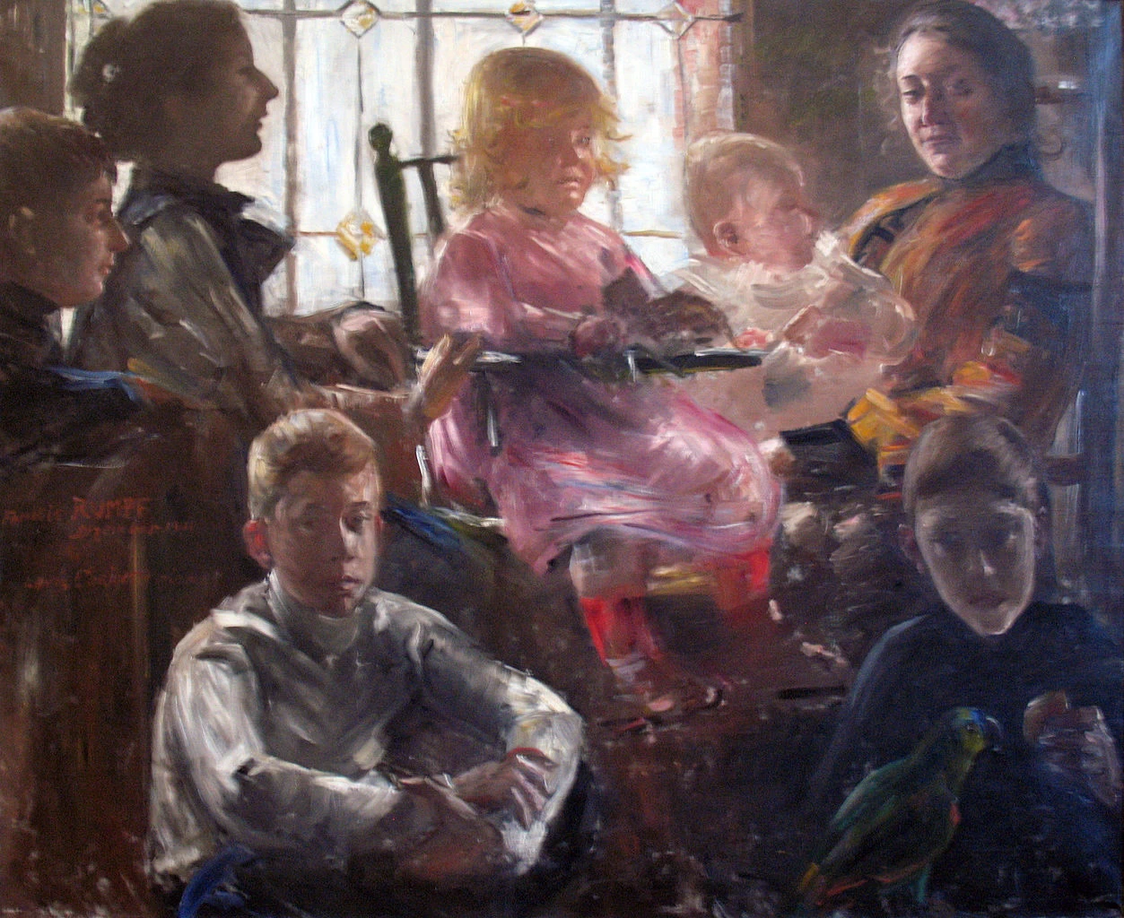 Famiglia del pittore Fritz Rumpf - Alte Nationalgalerie, Berlino